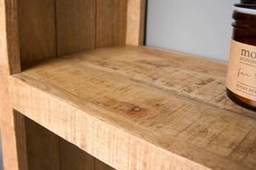 Raft deschis de perete sau separator camera IRON CRAFT 180x40cm Mango A-42375 VC