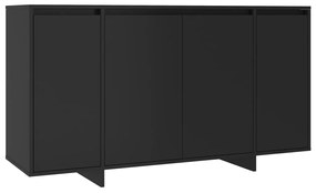 809594 vidaXL Servantă, negru, 135x41x75 cm, PAL