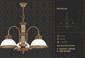 Lustra design clasic realizata manual Lido, 3L