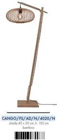 Lampadar eco din bambus Cango S nat/40x20 nat