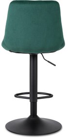 JAKS Scaun de bar Arcos2 velvet verde