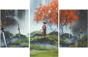 Tablou - Ilustrație a Grădinii de săbii (90x60 cm)