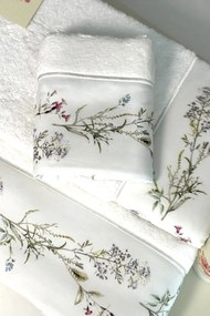 Set prosop și prosop de corp CARDUUS, 2 buc Alb / White Set (prosop 50x100cm, prosop de corp 75x150cm)