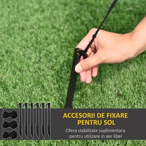 HOMCOM Om Dulce Gonflabil, Lumini LED integrate, Decoratiune de Craciun de Exterior | AOSOM RO