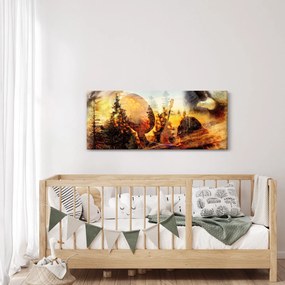 Tablou - Motiv șamanic (120x50 cm)