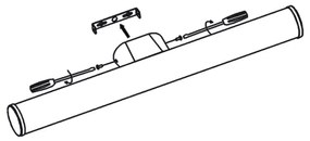 Aplică LED pentru oglindă de baie Top Light MADEIRA LED/8W/230V 40 cm IP44