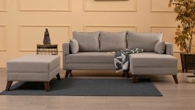 Canapea extensibilă de colț Bella Corner Right 2 Cream