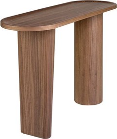 Consola design LUX Oval Walnut