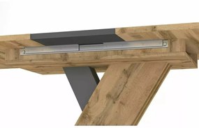Masa extensibila Exel stejar artizan/antracit L140-180 cm
