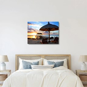 Tablou - Apus de soare în Mauritius (70x50 cm)