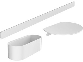 Set accesorii alb mat Hansgrohe WallStoris