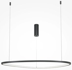 Lustra LED, pendul design modern Glint negru 63x78cm