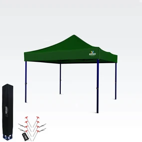 Cort de grădină 3x3m - fara 3 pereti - Verde