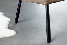 Bancheta moderna BIG GEORGE 160cm maro taupe