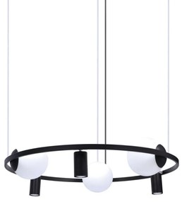 Lustra suspendata cu 6 surse de lumina ORBIT