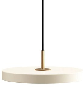 Lustră crem LED cu intensitate reglabilă cu abajur din metal ø 31 cm Asteria Plus Mini – UMAGE