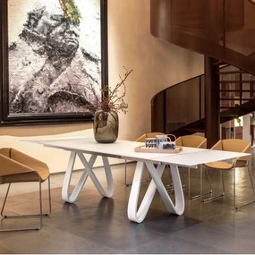 Masa extensibila eleganta design LUX BUTTERFLY 160-240x90cm