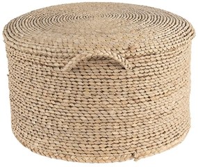 Pouf rotund din iarbă de mare Ø 40x23 cm