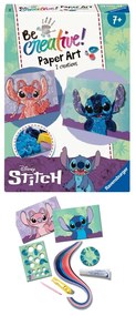 BE CREATIVE SET MINI DE CREATIE DIN HARTIE DISNEY STITCH FOLOSIND TEHNICA QUILLING - RAVENSBURGER (RVSAC23750)