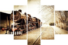 Tablou - Locomotiva istorică (150x105 cm)