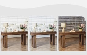 MAM3 - Masa Consola, 160 cm, masuta hol, living, dining, dormitor - Maro