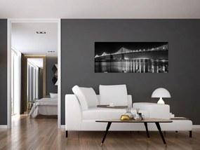 Tablou - pod albnegru (120x50 cm)