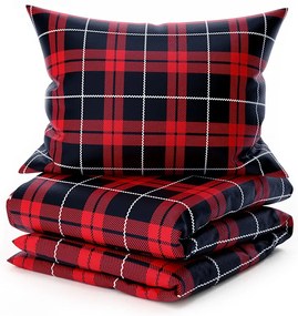 Lenjerie cocolino ALBURY rosie Dimensiune lenjerie de pat: 2 buc 70 x 90 cm | 200 x 220 cm