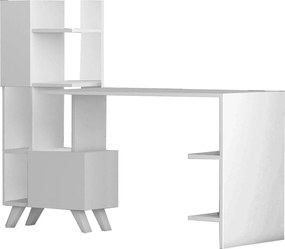 Birou MC607240, alb, PAL melaminat, 170x60x120 cm