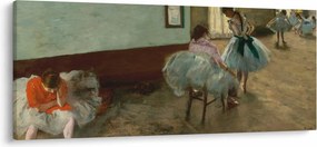 Tablou - Edgar Degas, The Dance Lesson, reproducere (120x50 cm)