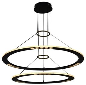 Lustră LED dimabilă pe cablu LED/90W/230V 3000-6500K + telecomandă