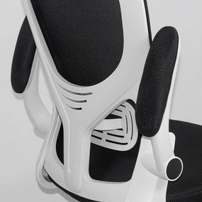 Scaun ergonomic OFF 336 negru, mesh și brațe rabatabile