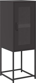 vidaXL Dulap, negru, 36x39x107 cm, oțel laminat la rece