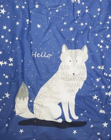 Lenjerie de pat din bumbac luminoasa pentru patut MAGIC STARS albastru Dimensiune lenjerie de pat: 40 x 60 cm | 100 x 135 cm