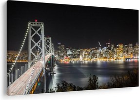 Tablou cu podul Brooklin și New York (90x60 cm)