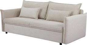 Canapea extensibila, Catifea Raiata Bej APARTMENT 215cm