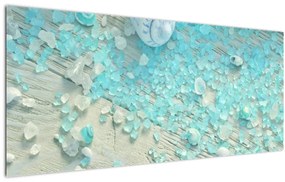 Tablou - Atmosfera de litoral în nuanțe turcoaz (120x50 cm)