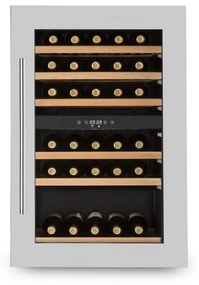 KLARSTEIN VINSIDER 35D, frigider integrat de vin, 128 de litri, 41 de sticle de vin, 2 zone
