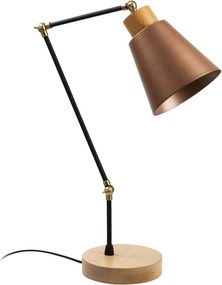 Veioza MANAVGAT N 592, cupru/negru, metal, 22x15x52 cm