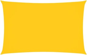 vidaXL Parasolar, galben, 4x7 m, țesătură oxford, dreptunghiular