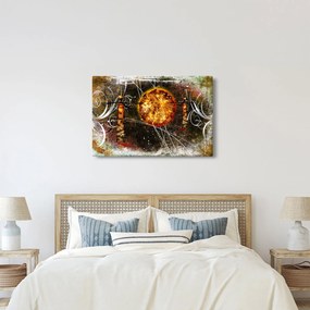 Tablou cu pictură epochală străveche (90x60 cm)