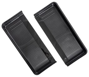 Suport pentru tacâmuri extensibil pentru sertar negru-gri41,5 x 35 cm - Addis