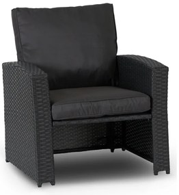 JAKS Mobilier ratan gri închis Florida