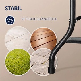 Masa pliabilă pentru bufet KAMIL, 76x183x74cm, alb Casaria