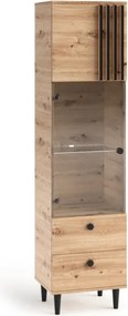 Vitrina inalta, 50x40x196 cm, LIVIA 05, ADRK Furniture