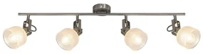 Lustra 4 spoturi design clasic FRANCIS crom satin 5440 RX
