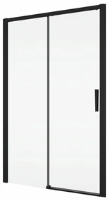 Usa culisanta de dus in nisa, 1200 mm, negru mat, doua elemente, Ronal Divera Negru mat, 1200 mm