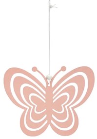 Fluture metalic de agatat PASTEL BUTTERFLY - mai multe culori Culoare: Roz