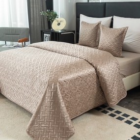 Cuvertura de pat cu model bej WICKER Dimensiune: 170 x 210 cm