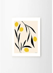Poster 50x70 cm Lemon – Anna Mörner – The Poster Club