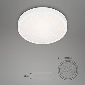 Plafonieră LED RUNA LED/18W/230V argintiu Briloner 3048-016